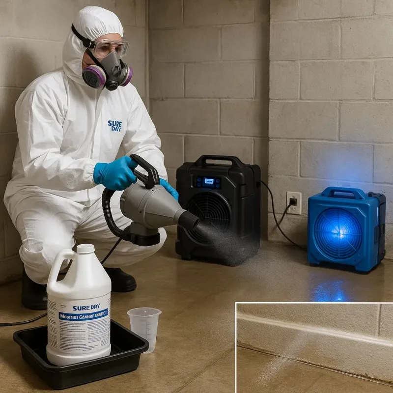 Sanitization and Odor Removal process in Harpswell Center, ME